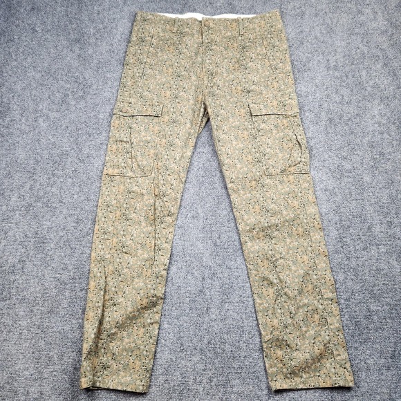 Levi Strauss & Co. Other - Levi Strauss & Co Pants Mens 33x32 Green Camo Cargo Straight Leg Casual Workwear